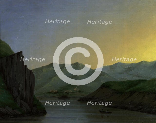 The River Irtysh Between the Fortress of Bukhtarminsk and the Town of Ust'-Kamenogorsk, 1880-1897. Creator: Pavel Mikhailovich Kosharov.