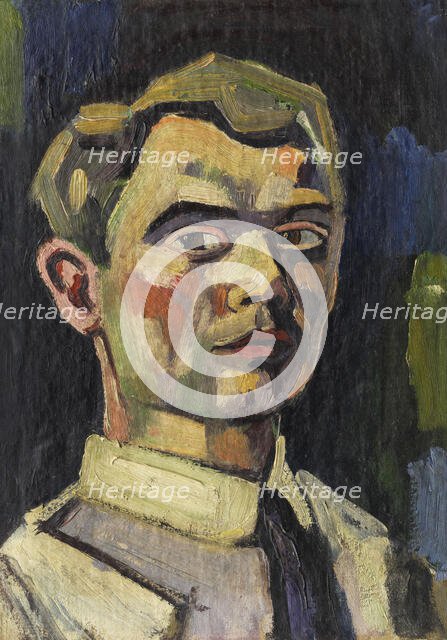 Self-portrait, 1929. Creator: Macke, Helmuth (1891-1936).