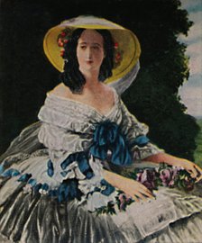'Kaiserin Eugenie 1826-1920. - Gemälde von Winterhalter', 1934. Creator: Unknown.