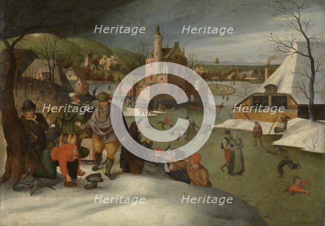 The Four Seasons: Winter, 1607. Creator: Grimmer, Abel (1570-1619).