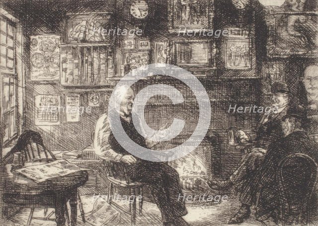 McSorley's Back Room, 1916. Creator: John Sloan.