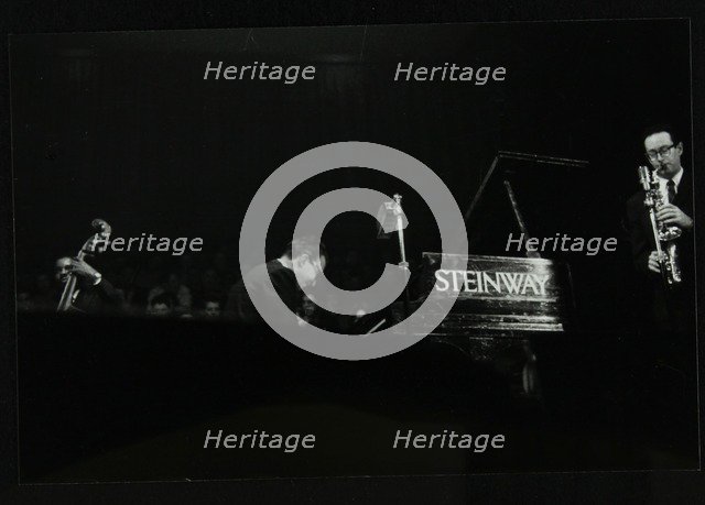 The Dave Brubeck Quartet in concert at Colston Hall, Bristol, 1958. Artist: Denis Williams