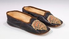Slippers, French, 1866. Creator: Unknown.