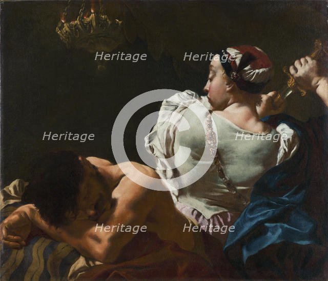 Judith Beheading Holofernes, Mid of the 18th cen.. Creator: Piazzetta, Gian Battista (1683-1754).