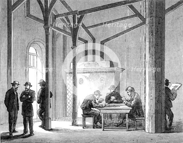 Paris Demolitions - heating-room, 1864. Creator: Unknown.