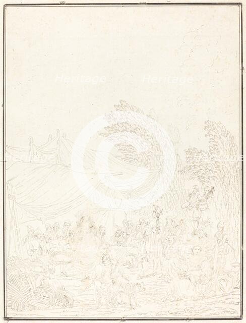 Noce de Village (Village Wedding), 1785. Creator: Charles-Melchior Descourtis.