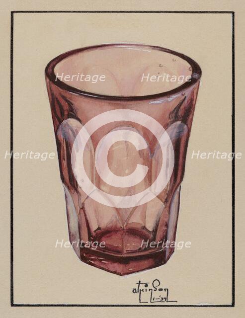 Whiskey Glass, 1937. Creator: Ralph Atkinson.