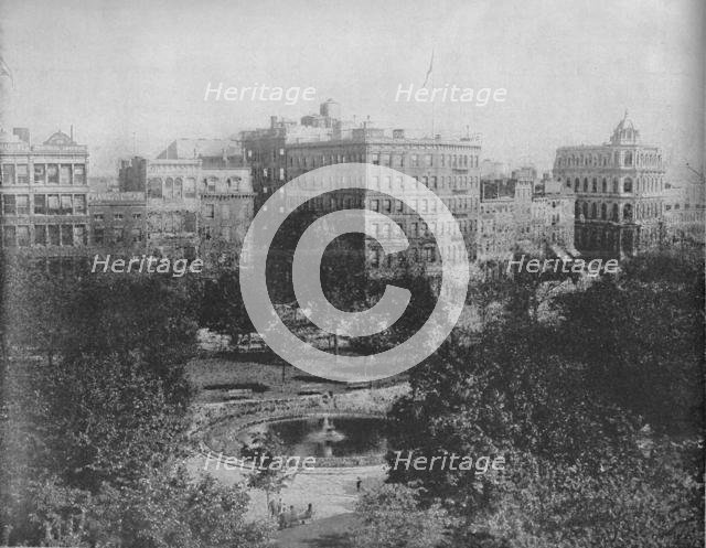 'Union Square, New York', c1897. Creator: Unknown.