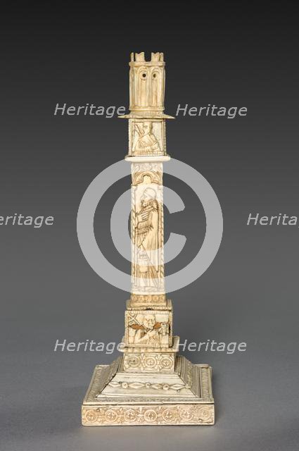 Candlestick, 1800s - early 1900s. Creator: Unknown.