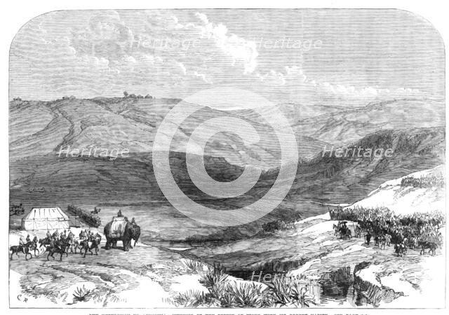 The Expedition to Abyssinia: meeting of the Prince of Tigre with Sir Robert Napier, 1868. Creator: C. R..