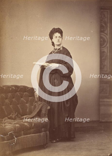 Sèriè à la Ristori, 1860s. Creator: Pierre-Louis Pierson.