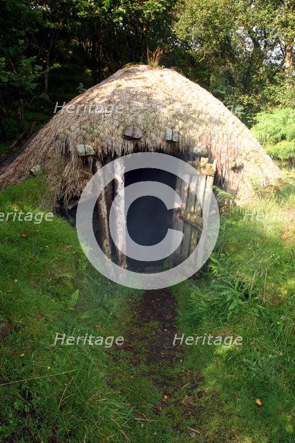 Black house, Colbost Folk Museum, Skye, Highland, Scotland.