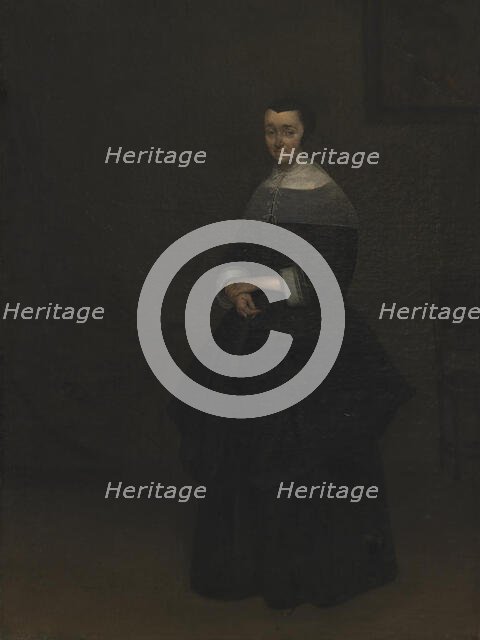 Portrait of a Lady, 1660-1664. Creator: Gerard ter Borch.