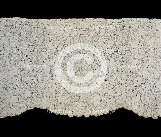 Flounce (Possibly Valance from a Bed), Italy, 1675/1750. Creator: Unknown.