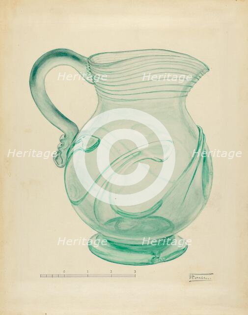 Pitcher, c. 1940. Creator: Frank Fumagalli.