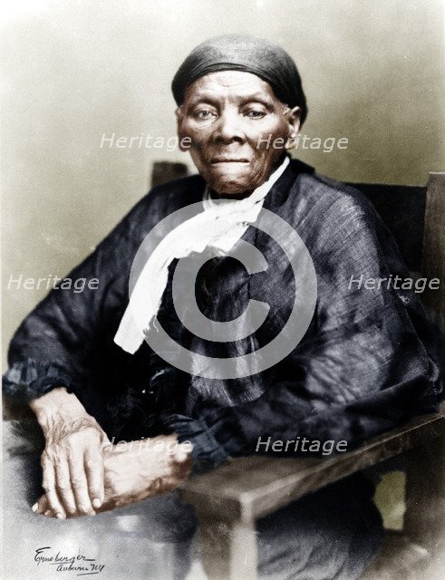 Harriet Tubman, American anti-slavery activist, c1900. Artist: Unknown.