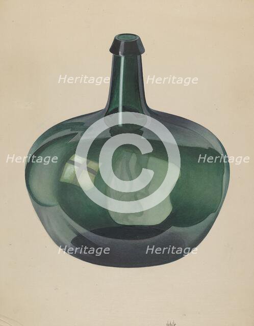 Carboy, c. 1937. Creator: Edward White.
