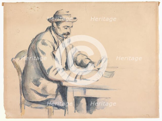 A Study for the Card Players, 1890–92. Creator: Paul Cezanne.
