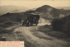 Bus passenger line, running through the road from Sant Hilari Sacalm to Arbúcies.