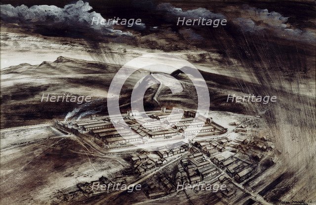 Housesteads Roman Fort, c2nd century, (1990-2010). Artist: Alan Ernest Sorrell.