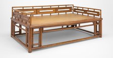 Couch-Bed, late Ming/early Qing dynasty, 17th century. Creator: Unknown.