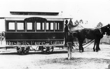 Horsedrawn tram in Brisbane, c1890s. Creator: Unknown.