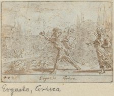 Ergasto and Corisca, 1640. Creator: Johann Wilhelm Baur.