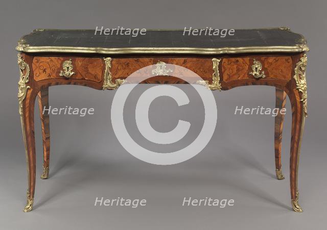 Table Desk (Bureau Plat), c. 1750- 1760. Creator: Bernard II van Riesen Burgh (Dutch, 1766).
