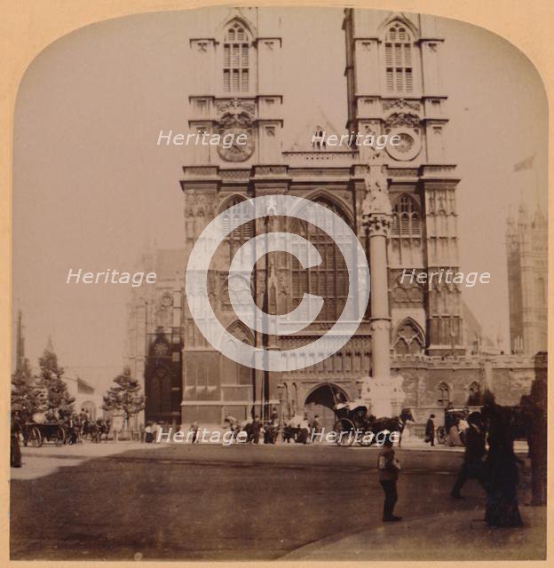 'Westminster Abbey, London, England', 1896. Creator: Underwood & Underwood.