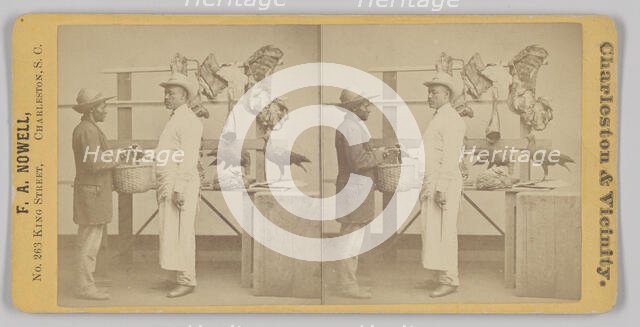 Market Scene, 1880-1888. Creator: Frank A. Nowell.