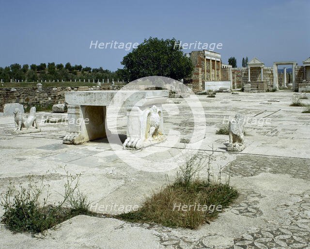 Synagogue, Sardis, Anatolia, Turkey, Later Roman empire (1999). Creator: Unknown.