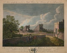 'An Inside View of the Town Wall of Newcastle upon Tyne', c1760-90. Creator: Unknown.