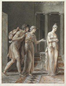 The Meeting of Orestes and Hermione, c. 1800. Creator: Anne-Louis Girodet de Roucy-Trioson (French, 1767-1824).