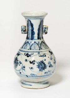 Vase with Loop Handles, Ming dynasty (1368-1644), 15th century. Creator: Unknown.
