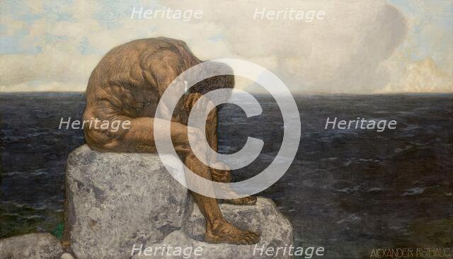 Odysseus (longing for home), before 1924. Creator: Alexander Rothaug.