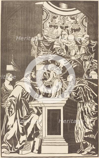 Holy Family and Four Saints, 1739. Creator: John Baptist Jackson.