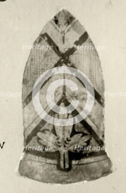 Glass Fragment, French, 14th century. Creator: Unknown.