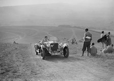 Alfa Romeo competing in the Brighton & Hove Motor Club Trial, 1920s. Artist: Bill Brunell.