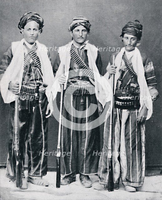 Kurdish mountain brigands, Armenia, 1902. Artist: Unknown.