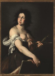 Allegoria della pittura (Allegory of painting), 1635. Creator: Strozzi, Bernardo (1581-1644).