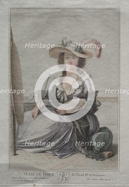 Mme Vigée Lebrun, c. 1800. Creator: Anonymous.