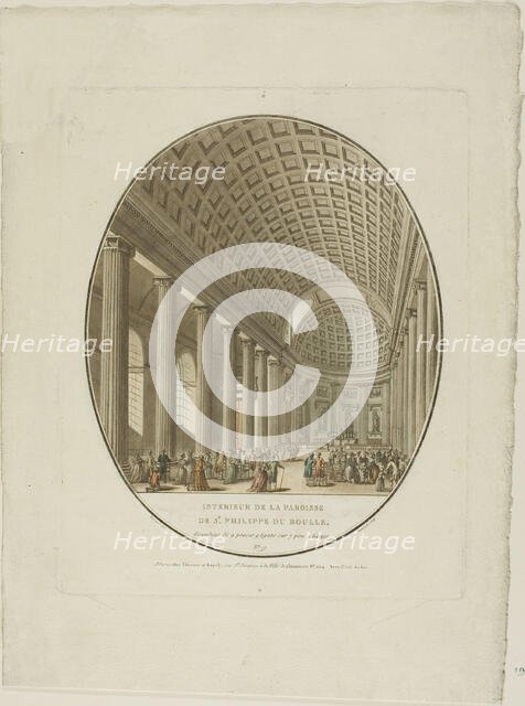 S. Philippe du Rouk, Paris, n.d. Creator: Jean Francois Janinet.