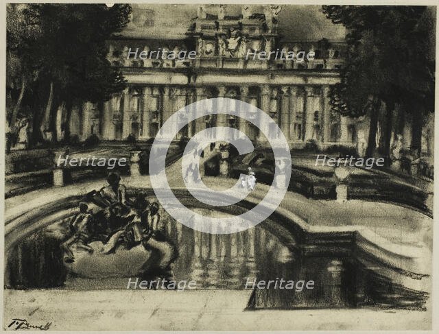 Palace La Granga, c. 1903. Creator: Joseph J Pennell.