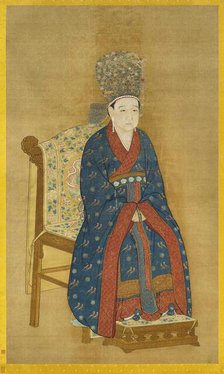 Portrait of the Empress Yang (1162-1233). Creator: Chinese Master.