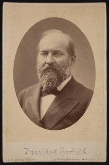 Portrait of James Abram Garfield (1831-1881), March 1881. Creator: J F Jarvis.
