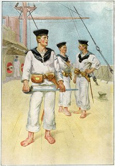 A boarding party, c1890-c1893. Artist: Unknown