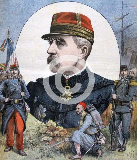 General Jacques Duchesne, commander of the French expeditionary force to Madagascar, 1894. Artist: Henri Meyer