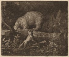 The Bear Trapped, probably c. 1645/1656. Creator: Allart van Everdingen.