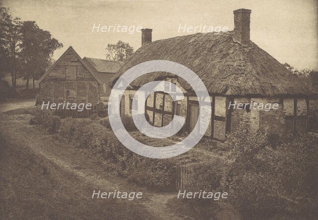 Izaak Walton's House at Shallowford, Staffordshire, 1880s, printed 1888., 1880s, printed 1888. Creator: George Bankart.