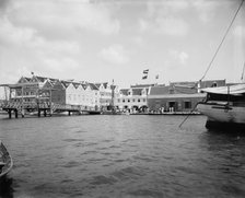 Across the inner bay [Sint Anna Bay], Curacao, D.W.I., between 1890 and 1901. Creator: Unknown.
